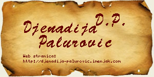 Đenadija Palurović vizit kartica